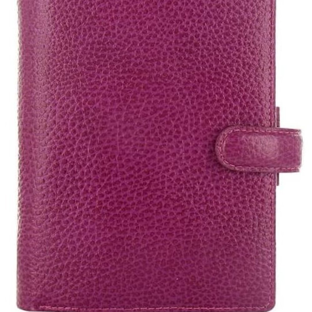 Filofax 025342 Pocket Finsbury Organizer, Raspberry